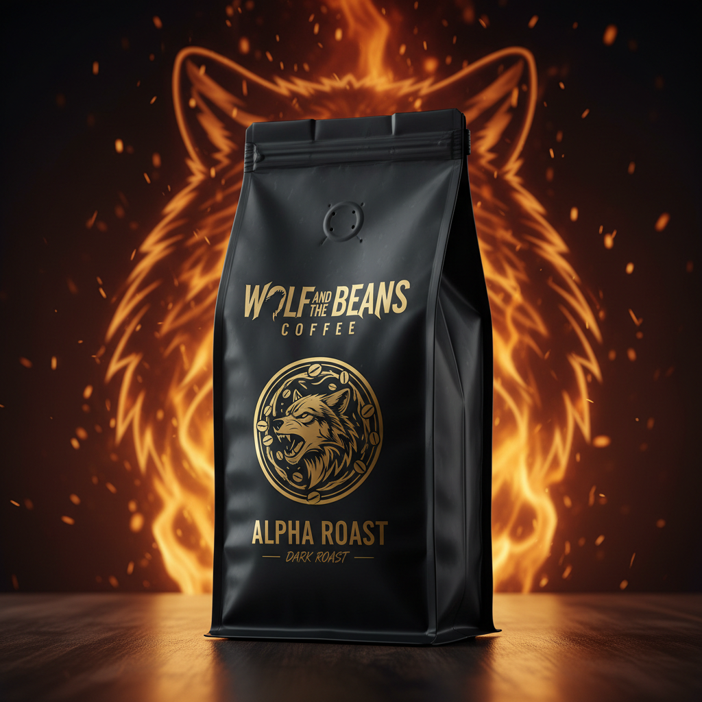 Wolf and the Beans Coffee - Alpha Roast