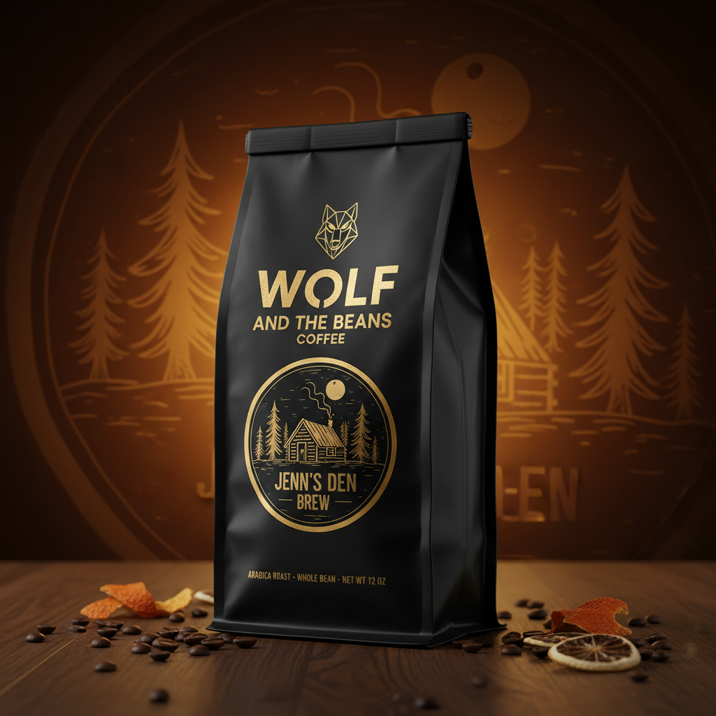 Wolf and the Beans Coffee - Jenn's Den Brew